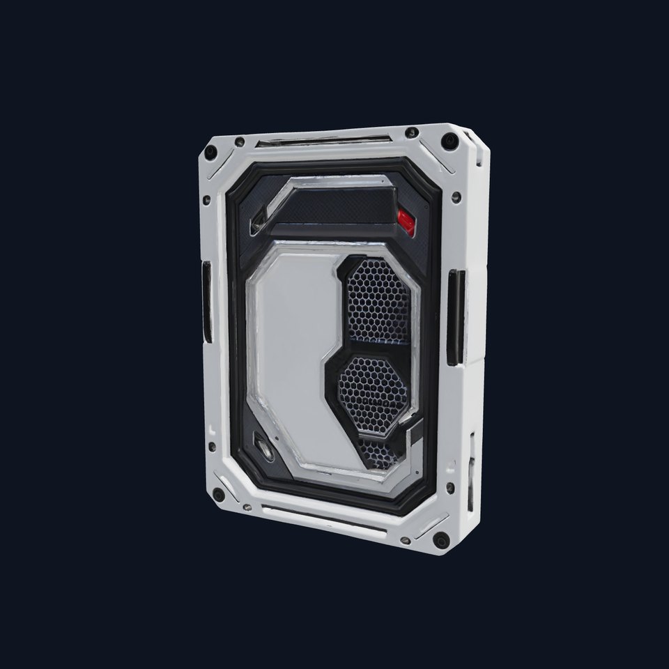 Advanced Starship Corridor Wall Unit model pack